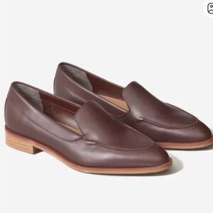 Everlane The Modern Slip On Loafer on oxblood